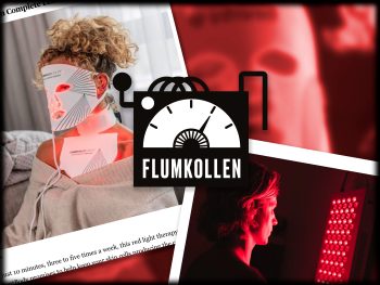 Bilden visar två bilder på olika typer av rödljusbehandling.