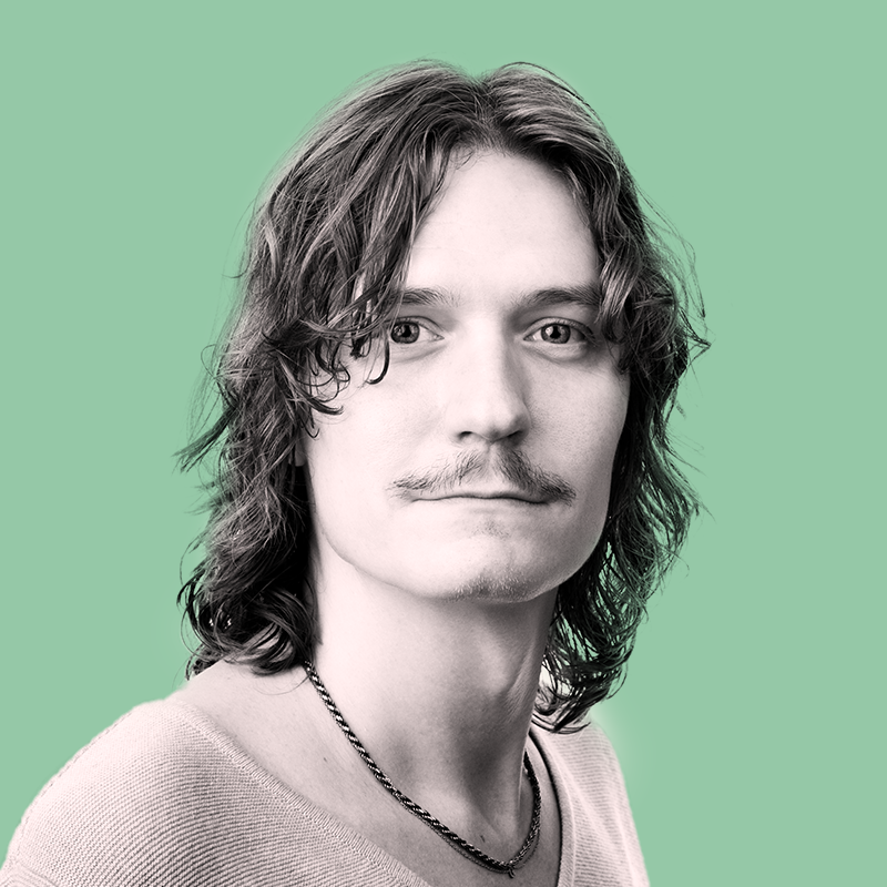 Porträtt på Oskar Sonn Lindell